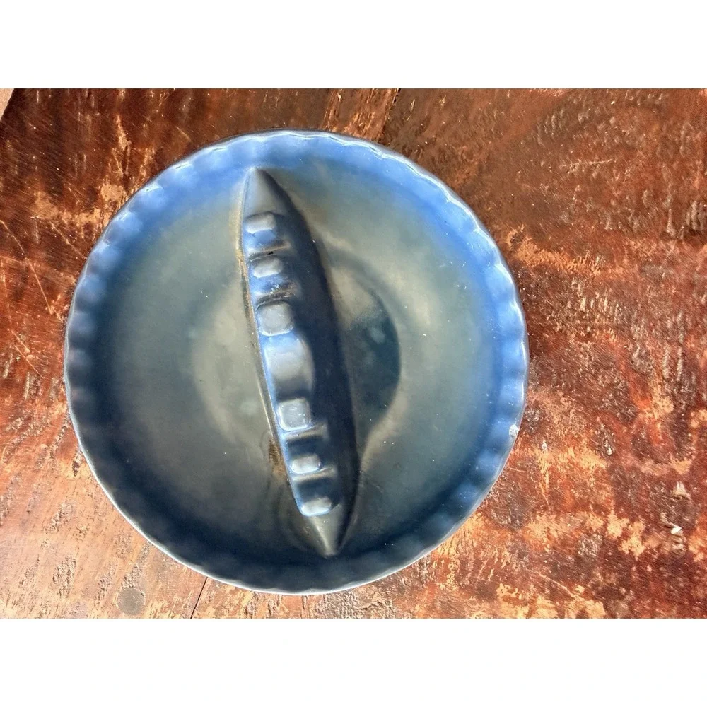 Vintage Teal ANHOLT ASHTRAY Round Saucer Melmac 5